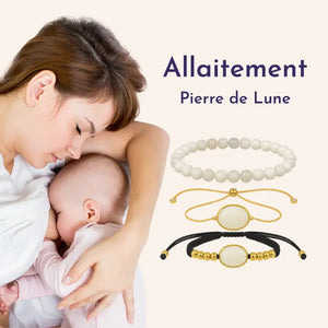 bracelet allaitement pierre de lune