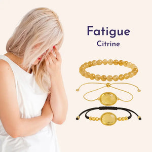 bracelet anti-fatigue en citrine