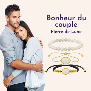 bracelet bonheur du couple pierre de lune