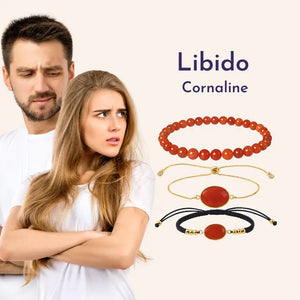 bracelet libido cornaline