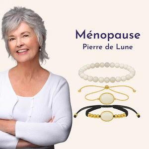 bracelet ménopause pierre de lune