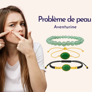 bracelet probleme de peau aventurine