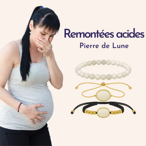 bracelet remontées acides pierre de lune
