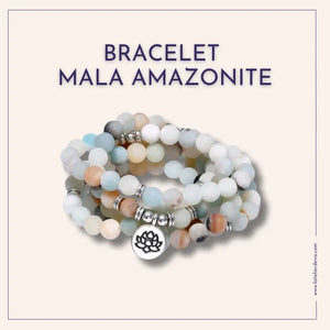 Mâlâ Amazonite : APAISEMENT - CONFIANCE - COMMUNICATION L'Atelier d'Eva