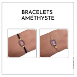 Bracelet lithotherapie Améthyste