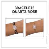 bracelet lithotherapie quartz rose