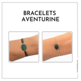 Bracelets lithotherapie Aventurine