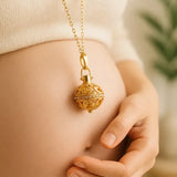 collier bola doré strass