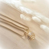 Bola de Grossesse Strass Doré