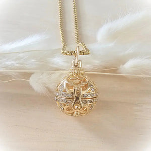 Bola de Grossesse Strass Doré