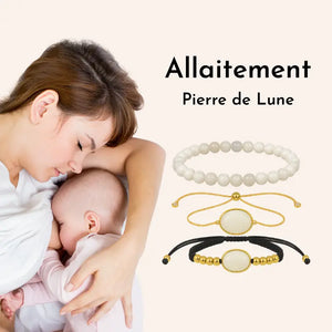 bracelet pierre de lune pour allaitement