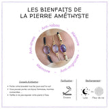 Bracelet Améthyste Naturelle - Apaisement, Harmonie, Protection
