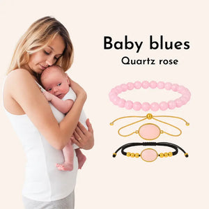 bracelet quartz rose pour le baby blues