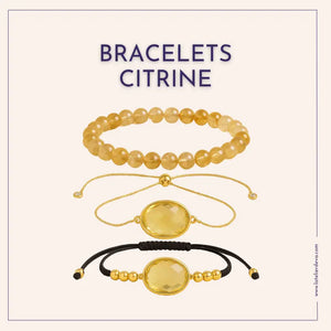 Bracelet Citrine – Bonheur, Chance, Vitalité L' Atelier d'Eva