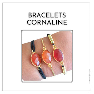 Bracelet Cornaline Naturelle – Énergie, Confiance & Fertilité