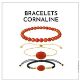 bracelets cornaline l atelier d eva