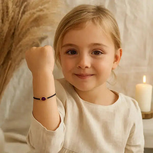 Bracelet Sommeil Enfant Améthyste ou Quartz Rose L' Atelier d'Eva