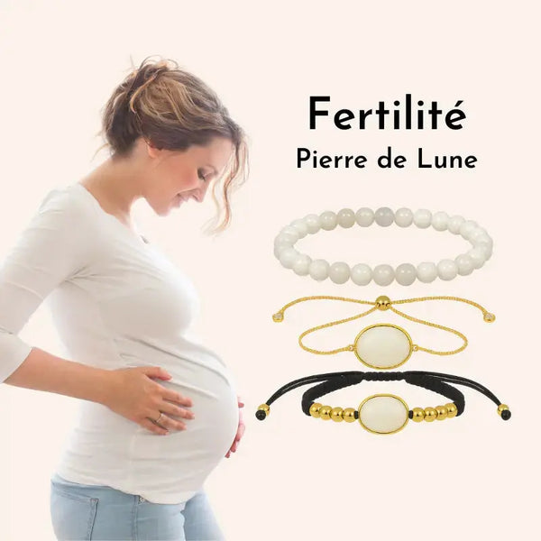 bracelet fertilite pierre de lune