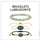 Bracelet Labradorite Naturelle - Protection, Bien-Être, Réconfort