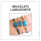 Bracelet Labradorite Naturelle - Protection, Bien-Être, Réconfort