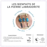 Bracelet Labradorite Naturelle - Protection, Bien-Être, Réconfort