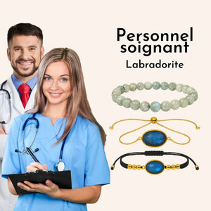 bracelet labradorite pour le personnel soignant
