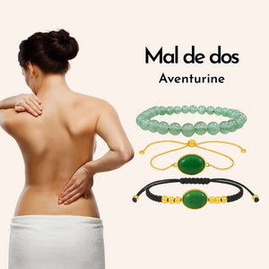 Bracelet Mal de dos Aventurine L' Atelier d'Eva