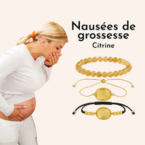 Bracelet Nausées de Grossesse Citrine L' Atelier d'Eva