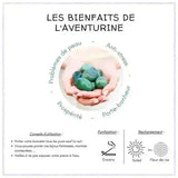 Les bienfaits de la pierre Aventurine 