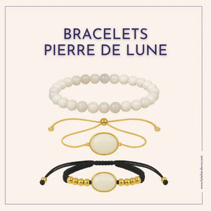 Bracelet Pierre de Lune – Fertilité, Harmonie, Sérénité L' Atelier d'Eva