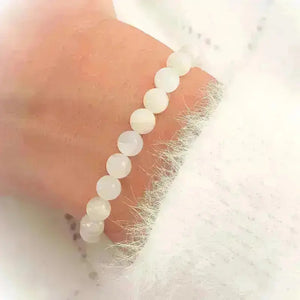 Bracelet Fertilité Pierre de Lune 6 mm