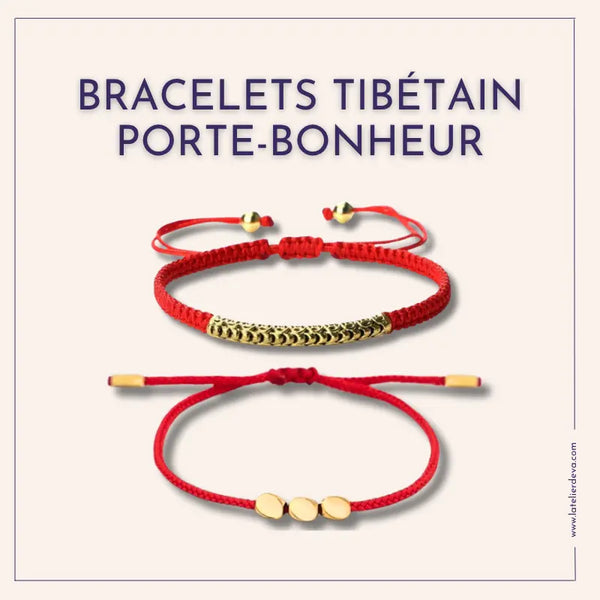 Bracelet tibétain porte-bonheur en cuivre ajustable, orné de corde tibétaine, symbolisant chance, bonheur et protection contre les énergies négatives, fabriqué au Tibet
