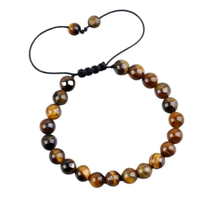 Bracelet de lithothérapie en OEIL DE TIGRE