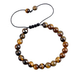 Bracelet de lithothérapie en OEIL DE TIGRE