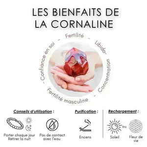 les bienfaits de la pierre cornaline