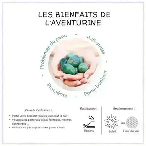 Les bienfaits de la pierre Aventurine 