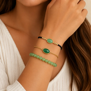 Bracelet Aventurine - Amour, Patience, Chance