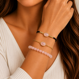 Bracelet Quartz Rose - Amour, Tendresse, Paix Intérieure