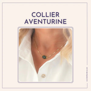 Collier Aventurine - Amour, Patience, Chance L' Atelier d'Eva