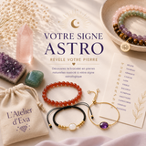 Bracelets signes astrologiques – Pierres naturelles associées à votre signe