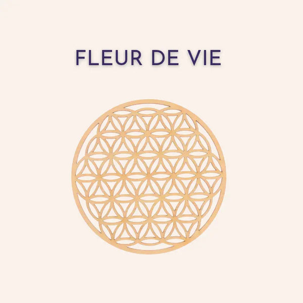 Fleur de vie en bois