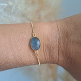 bracelet chaîne labradorite 