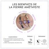 Bracelet Améthyste ou Aventurine Naturelle : ANTI STRESS - ANGOISSES