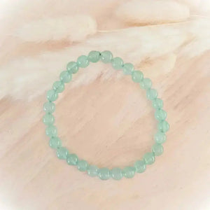 bracelet aventurine anti-stress perles rondes 6mm