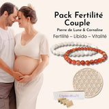 Pack Fertilité Couple – Pierre de Lune & Cornaline L'Atelier d'Eva