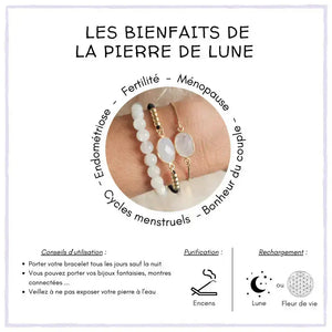 Bienfaits Bracelet fertilité Pierre de Lune