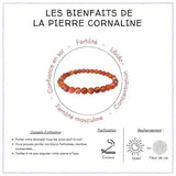 Les bienfaits du Bracelet Cornaline 6mm – Énergie, Confiance & Fertilité L' Atelier d'Eva