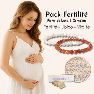 Pack Fertilité – Pierre de Lune & Cornaline L'Atelier d'Eva