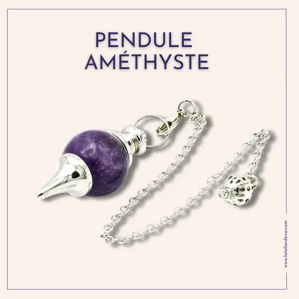 Pendule Améthyste L'Atelier d'Eva