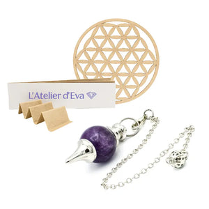 Pendule Améthyste L'Atelier d'Eva
